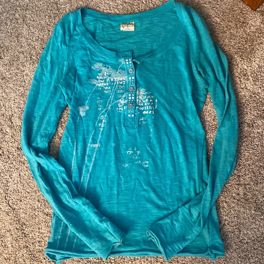 Free People long sleeve Henley